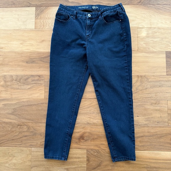 Two Pairs of Womens Style & Co Skinny Blue Jeans Size 12 Short Great Condition!! - Picture 2 of 7